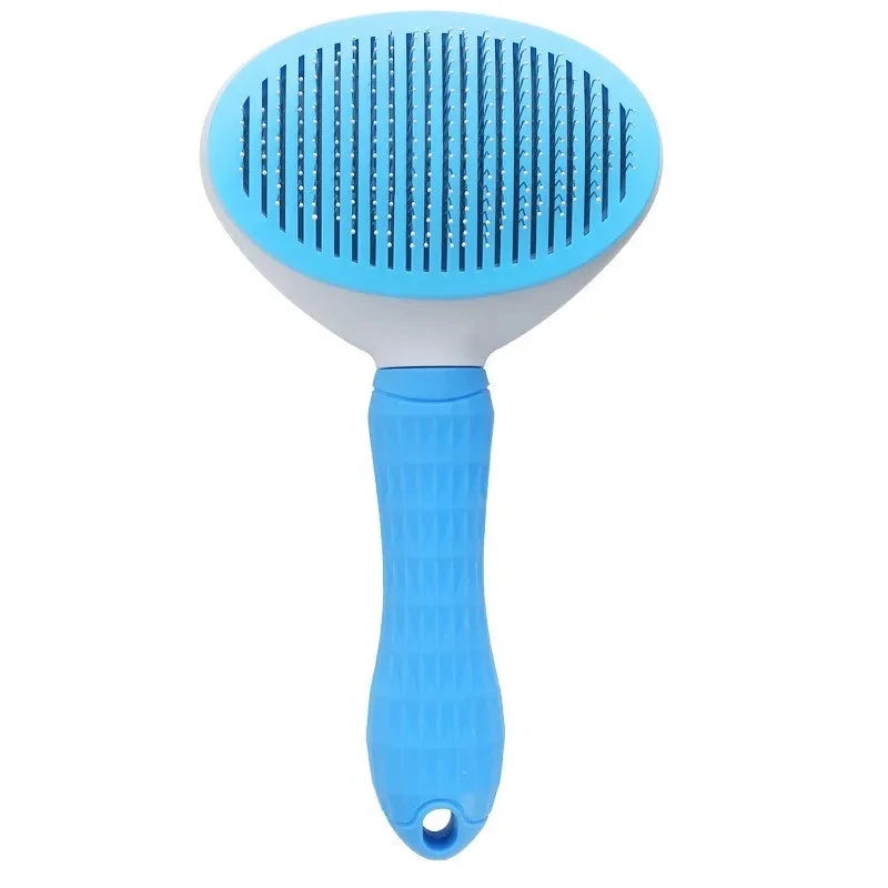 Self-Cleaning Pet Hair Remover Brush – Grooming Tool