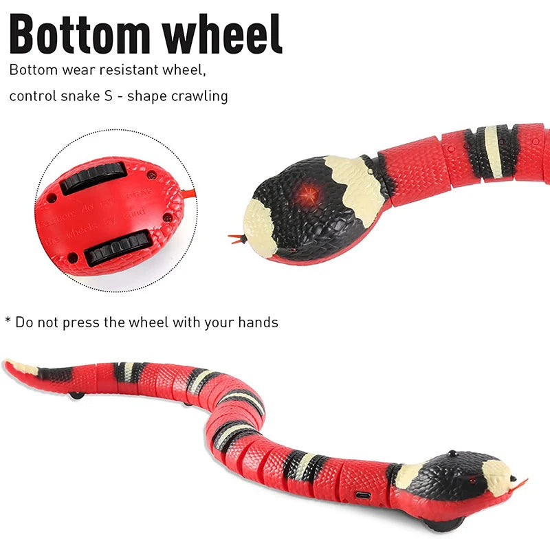Smart Snake Toy β Interactive USB-Charging Cat Teaser