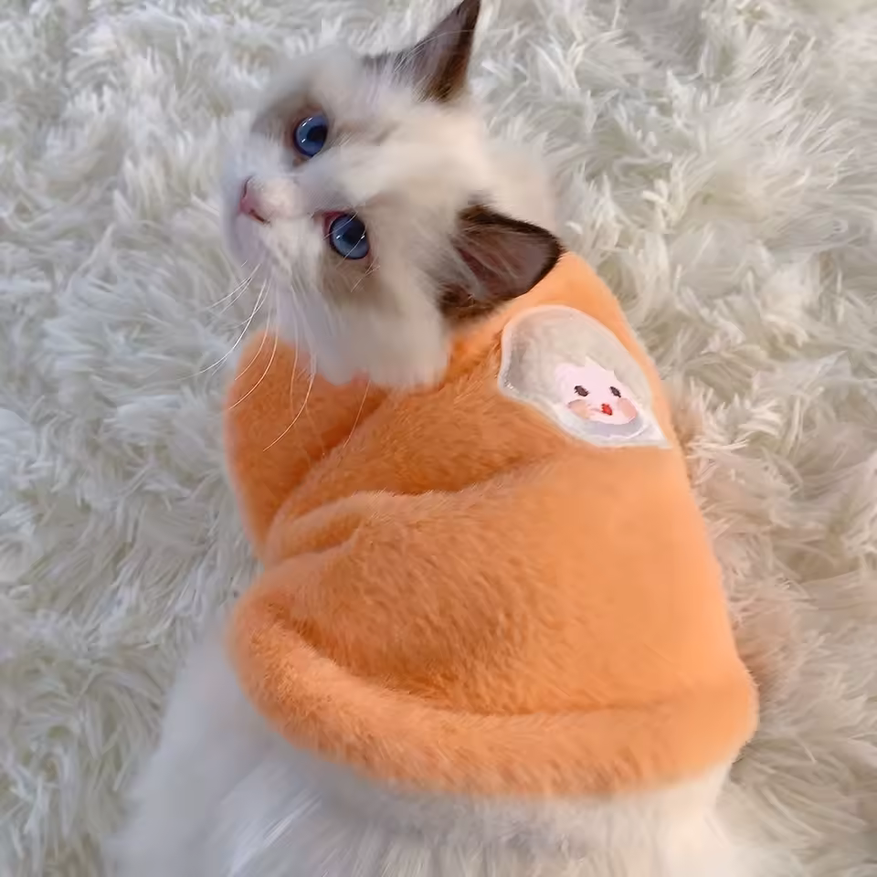 CozyKitten™ Winter Sweater — Warm Apparel for Small Cats & Kittens