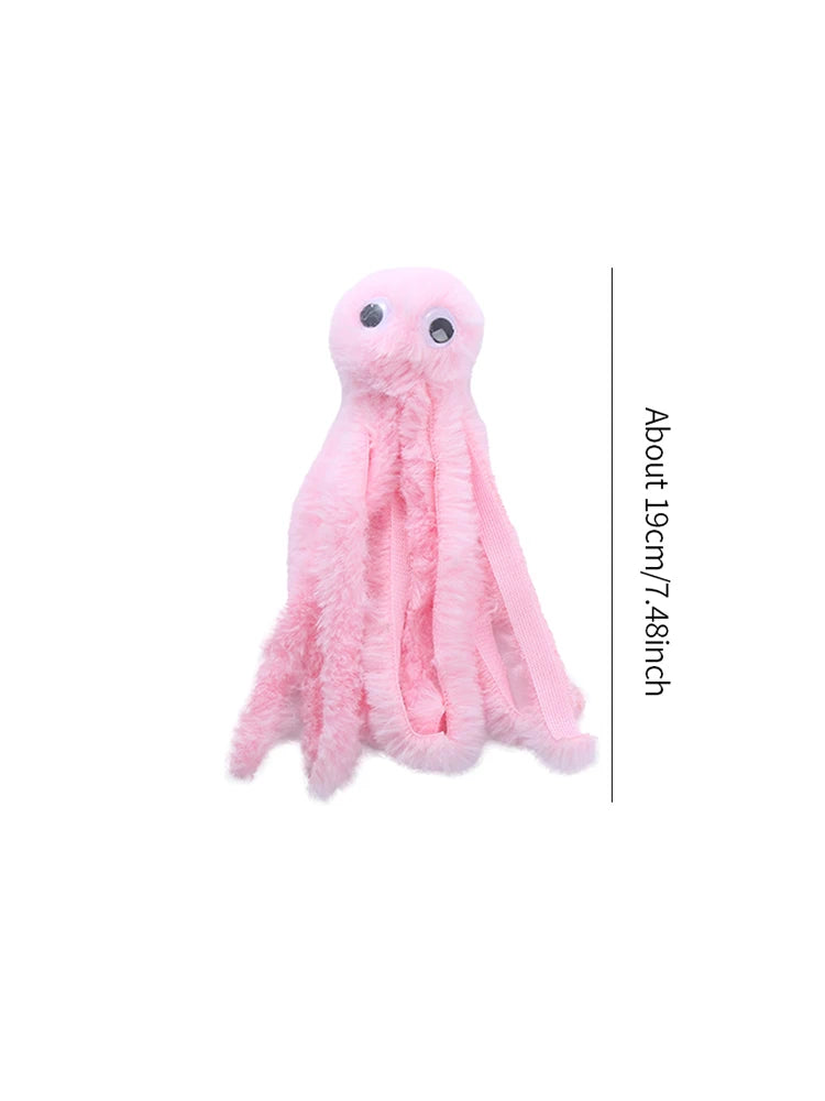 Cute Octopus Plush Cat Toy – Bite-Resistant & Interactive Play