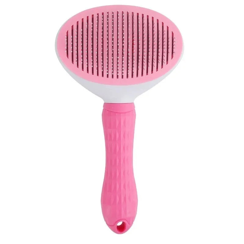 Self-Cleaning Pet Hair Remover Brush – Grooming Tool