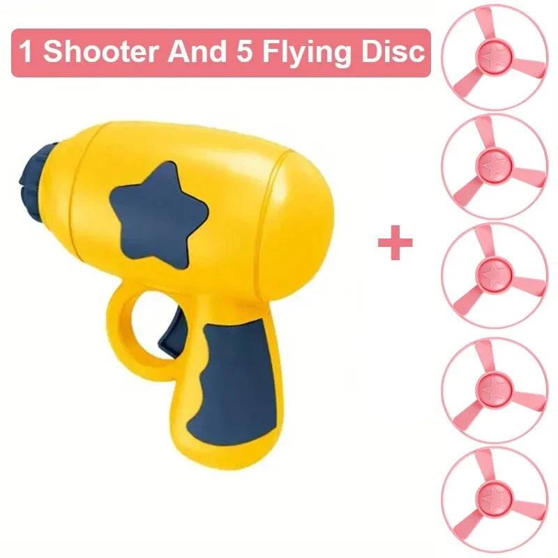 Interactive Flying Disc Launcher Toy for Cats