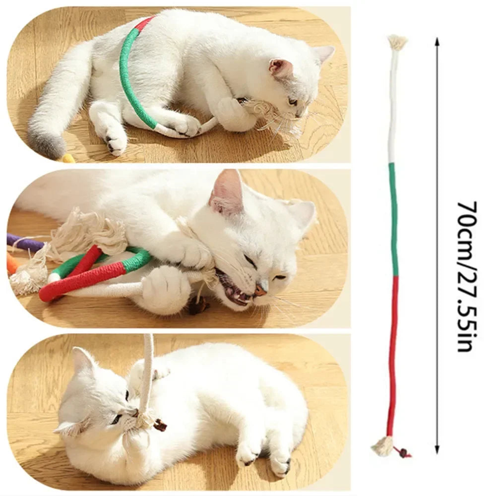 Interactive Silvervine Rope Toy for Cats