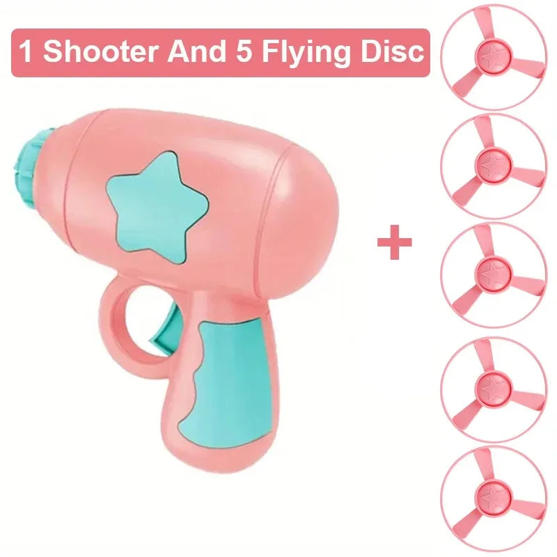 Interactive Flying Disc Launcher Toy for Cats