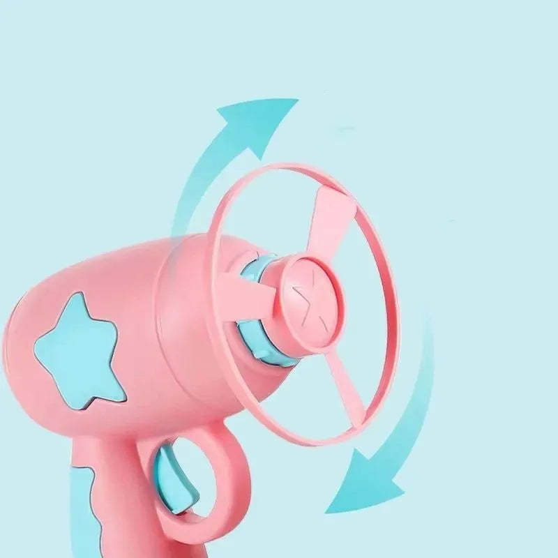 Interactive Flying Disc Launcher Toy for Cats