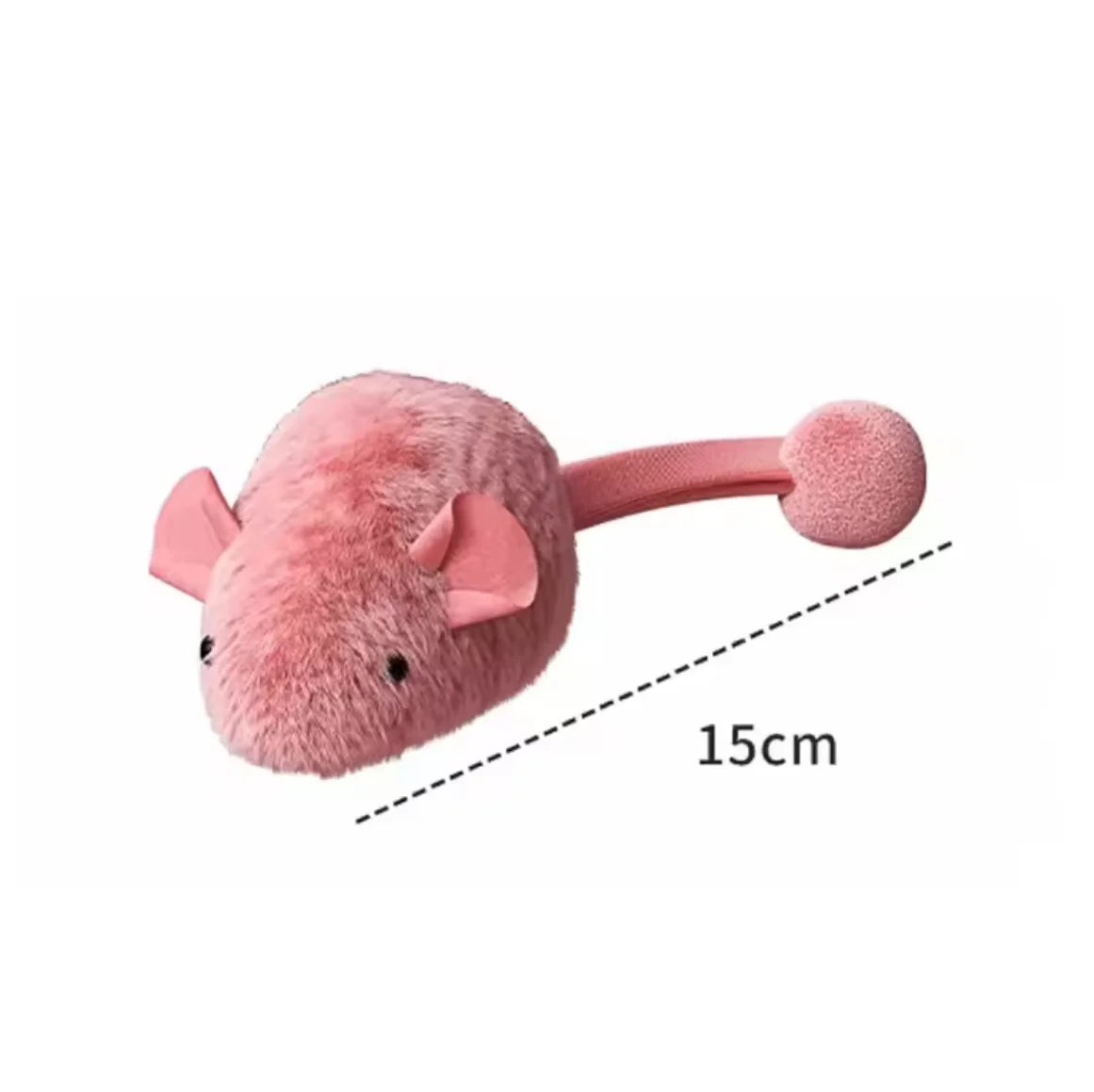 Interactive Plush Mouse Toy — Self-Play Simulation for Cats