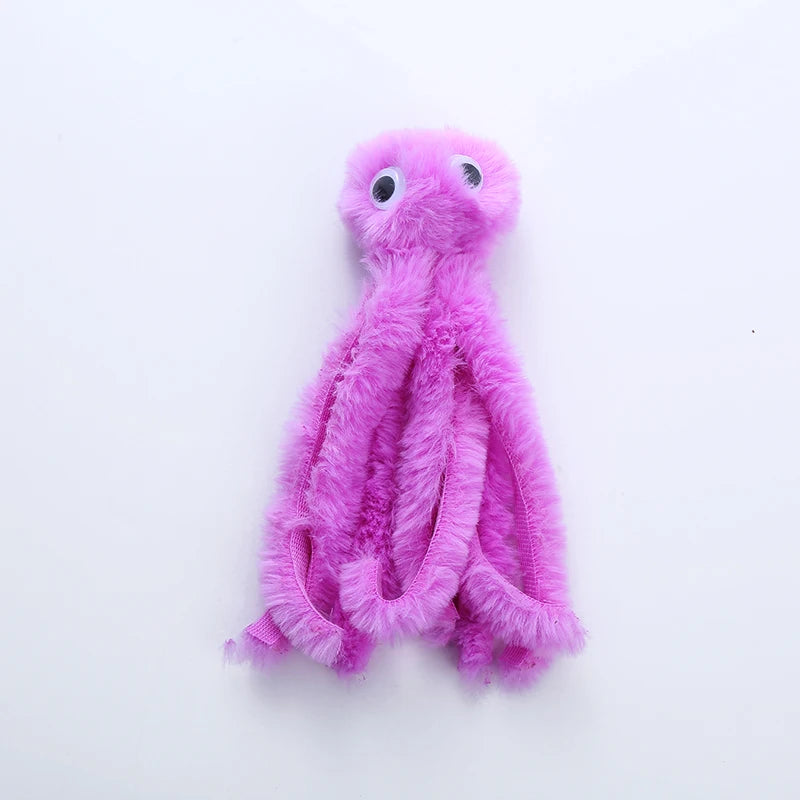 Cute Octopus Plush Cat Toy – Bite-Resistant & Interactive Play